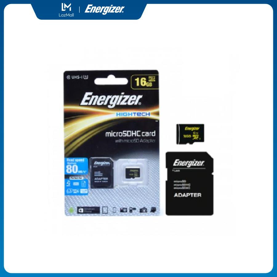 Thẻ nhớ micro sdhc 16gb energizer class10 uhs-i - 80mb/s - fmdabh016a