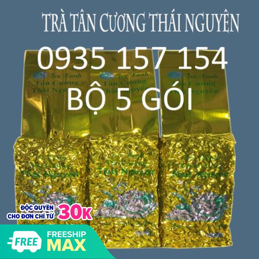 [HCM][SIÊU SALE] 500g Trà Móc Câu Thái Nguyên Tân Cương Nõn tôm 2 lá bộ 5 gói 100g