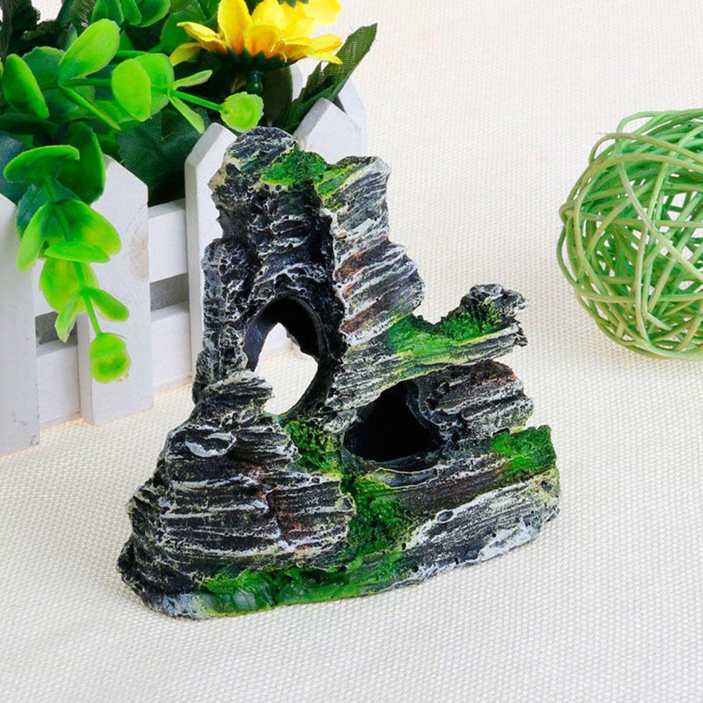 Hang núi đá bằng nhựa trang trí bể cá cảnh