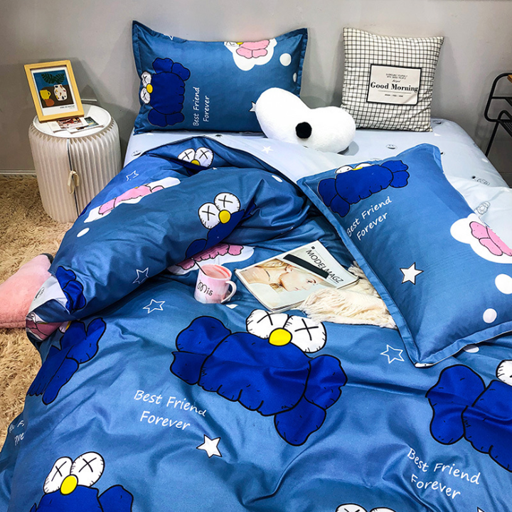 BỘ VỎ CHĂN GA GỐI COTTON POLY- HÀNG NHẬP KHẨU - Tổng hợp hoa lá
