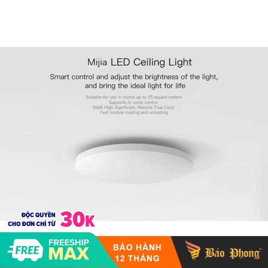 Đèn trần thông minh XIAOMI Mijia LED Ceiling Lamp With Wifi&Bluetooth Control New MJXDD01YL