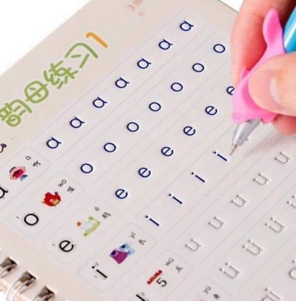 Bộ 3 Sách Tập Tô Chữ Số Hình Cho Bé Tặng Kèm 3 Bút 6 Ngòi