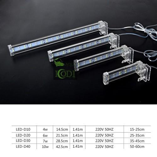 Đèn led kẹp Xilong D20 - đèn dành cho bể cá 25-35cm