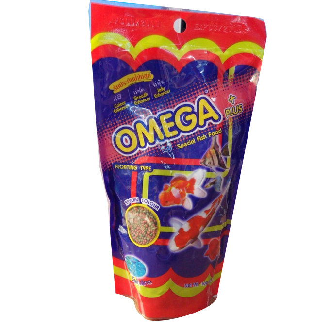 Thức Ăn Cá OMEGA 100g Nhiều Màu Viên Nhỏ, nhiều Màu cho cá cảnh, cá Koi