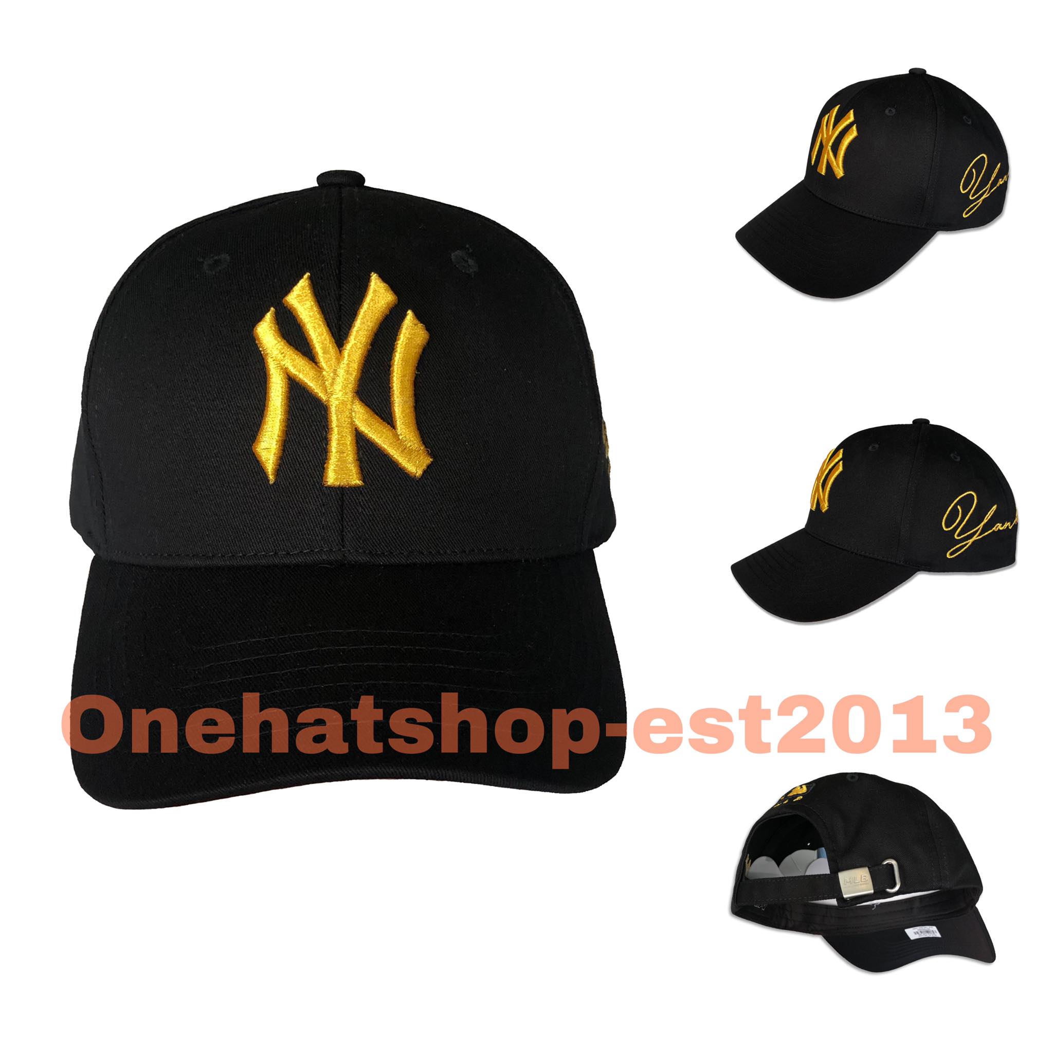 Nón Lưỡi trai bóng chày logo NY - Yankee thêu bên hông Hàn Quốc vải đẹp chất lượng cao- onehatsho