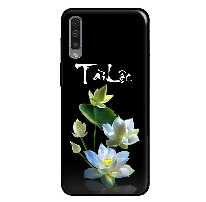 Ốp lưng viền tpu samsung galaxy a50 - 02104 0434 lotus04