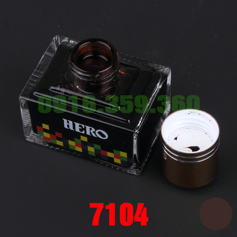 Mực hero không carbon 40ml 12 màu tươi sáng