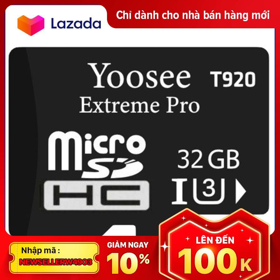 Thẻ nhớ Yoosee 32gb extreme pro class 10 u3 - chuyên dụng cho camera điện thoại máy ảnh sản phẩm đang được săn đón chất lượng đảm bảo và cam kết hàng đúng như mô tả