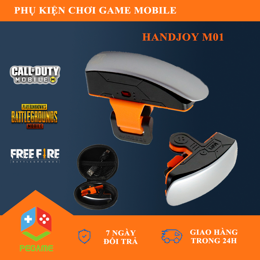 Nút chơi game pubg | Nút chơi game đẳng cấp siêu nhanh chơi game FPS (Pubg, COD, Freefire) | Handjoy M01 nút bắn game tốt