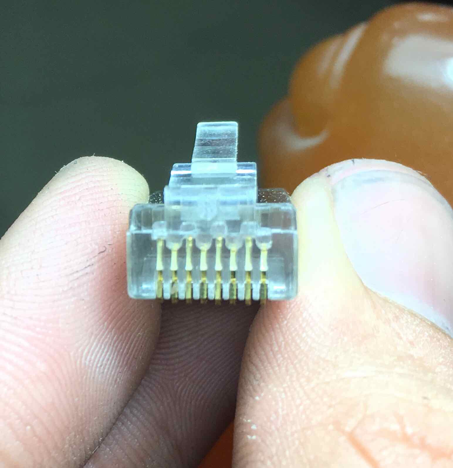 Đầu bấm mạng rj45 cat6 23awg có bọc kim loại