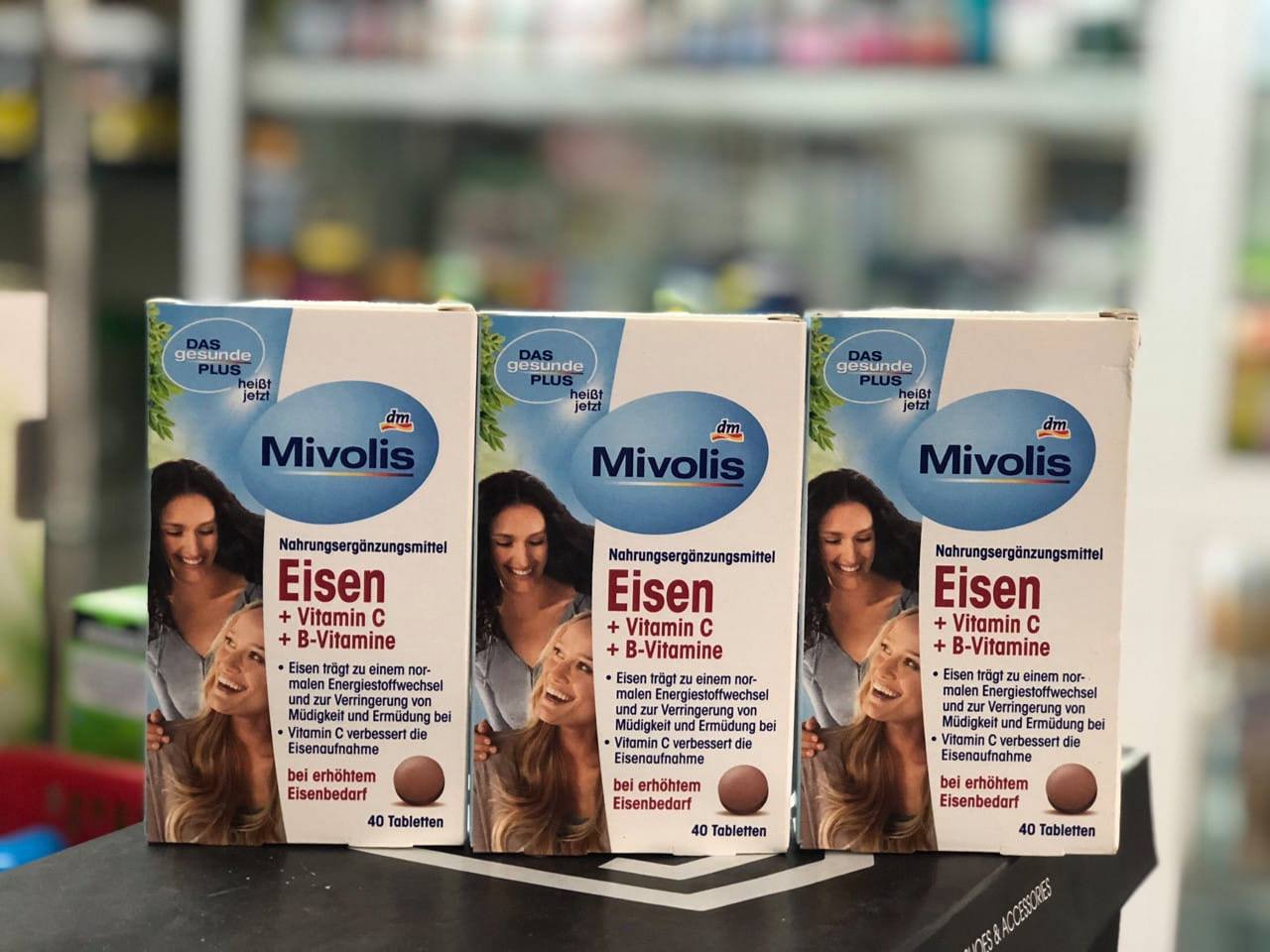 Viên uống bổ sung sắt, vitamin C và B Mivolis