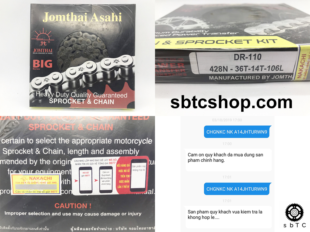 [HCM]Nhông sên dĩa NSD Wave đời cũ Dream Future 1 Jomthai Asahi Mặt Trời