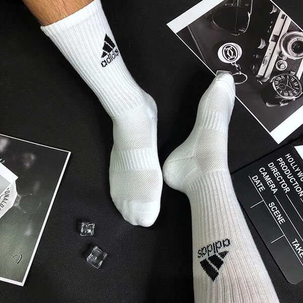 Tất tennis Adidas cổ cao chính hãng