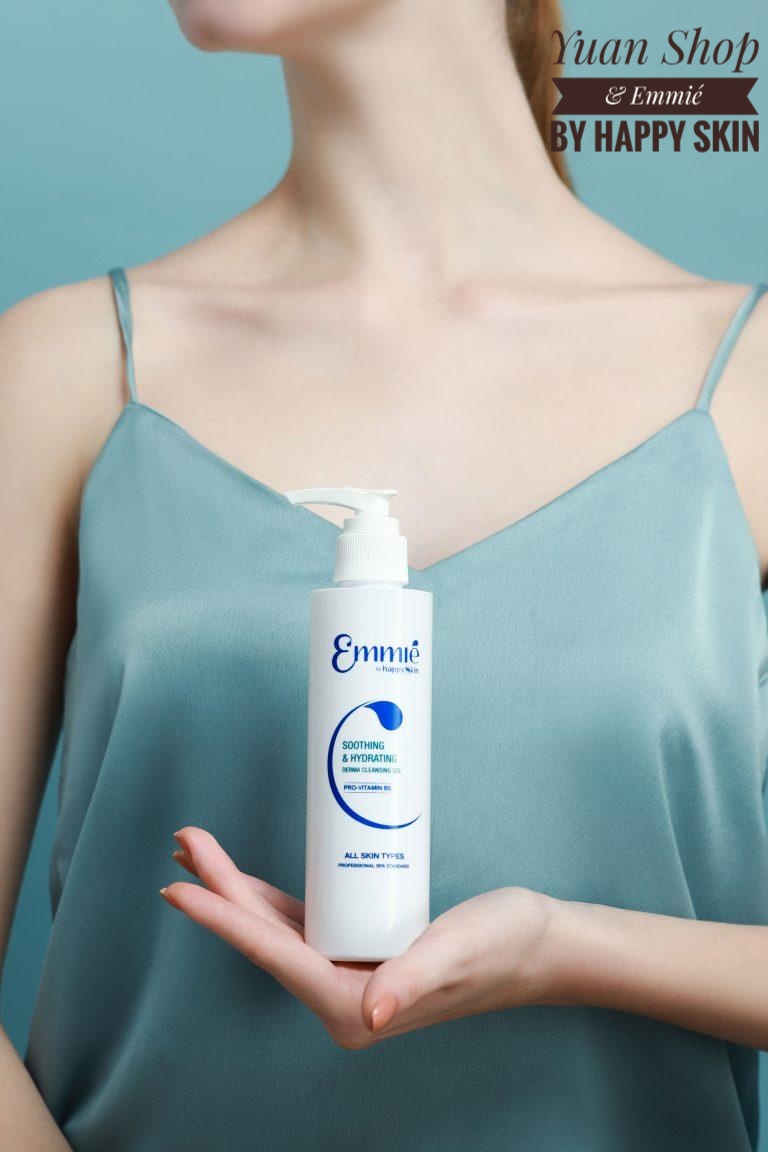 [Chính Hãng] Emmié by Happy Skin Gel Rửa Mặt Dịu Nhẹ Và Cấp Ẩm Sâu Soothing & Hydrating Derma Cleansing Gel