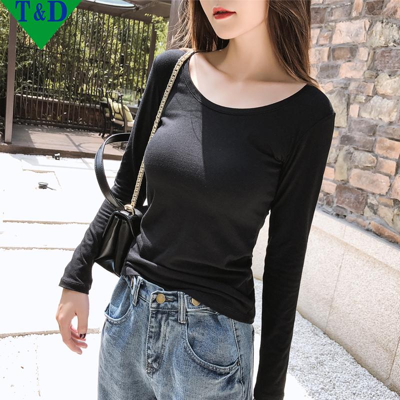 [HCM]ÁO NỮ TAY DÀI MÀU ĐEN FORM DÁNG CHUẨN THOÁNG MÁT