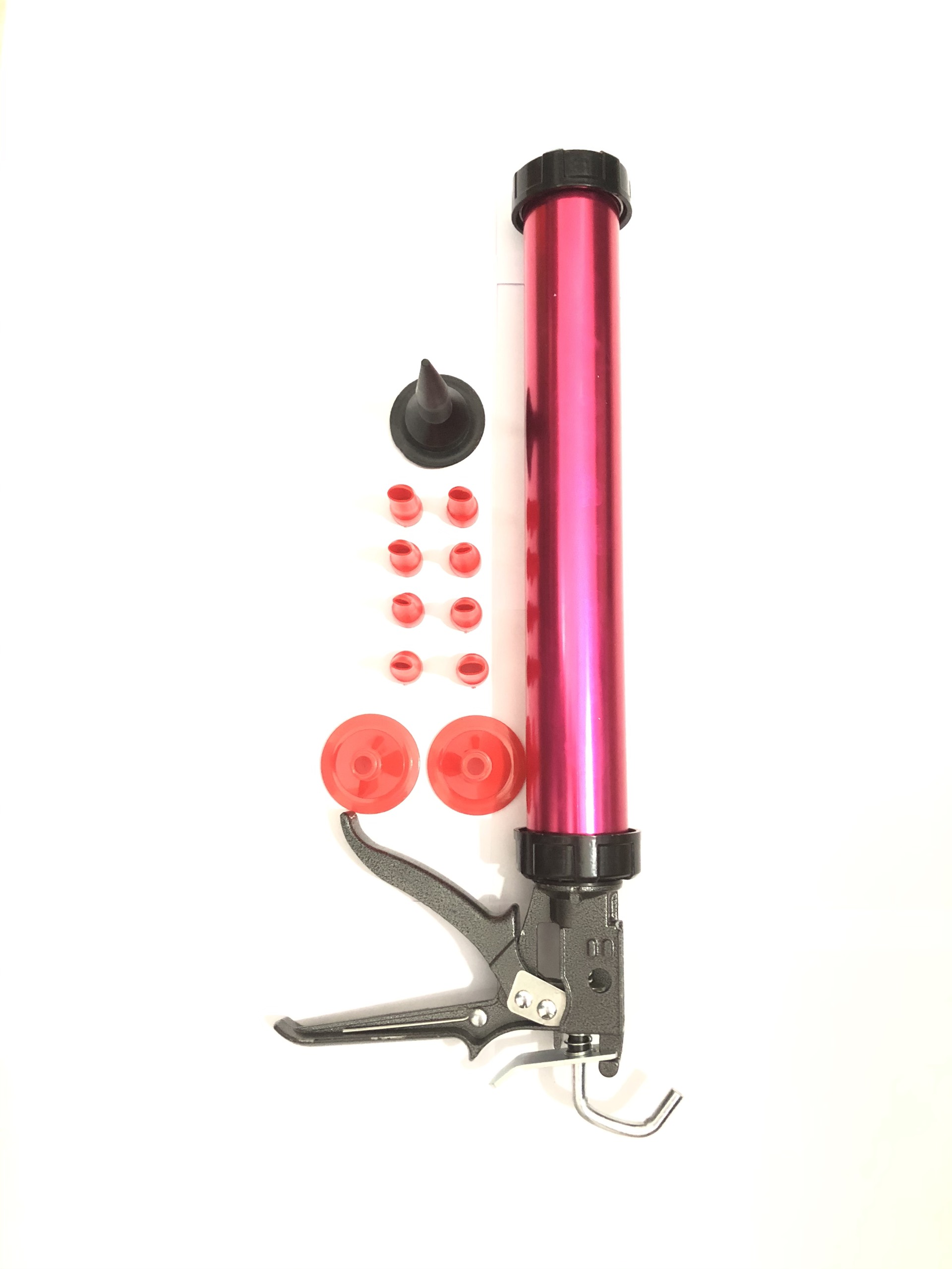 Súng bắn keo lọ silicon + súng bắn keo túi