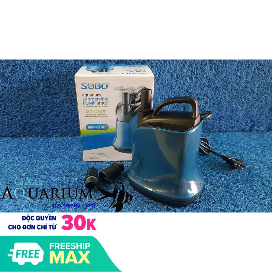 Sobo wp - 500d máy bơm hút đáy hồ cá