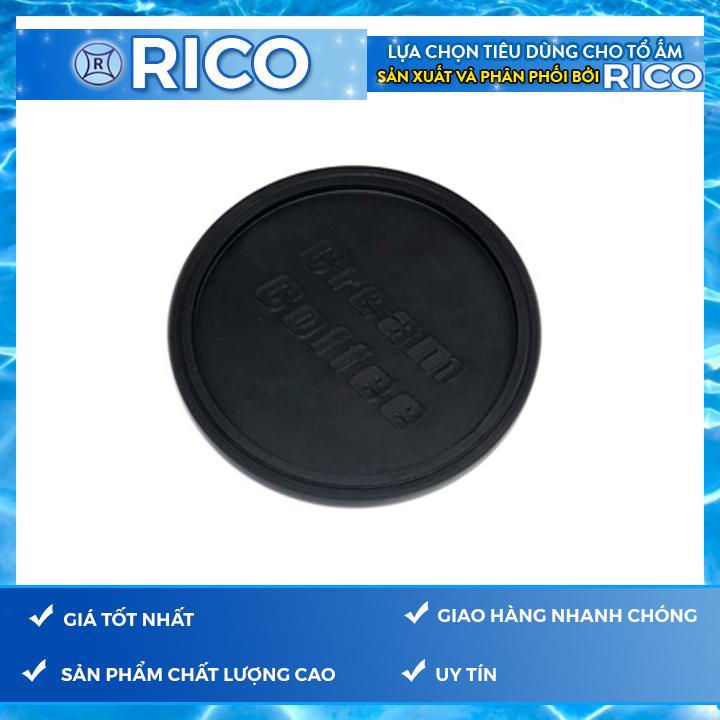 Đế lót ly nhựa dẻo Rico Cream Coffee