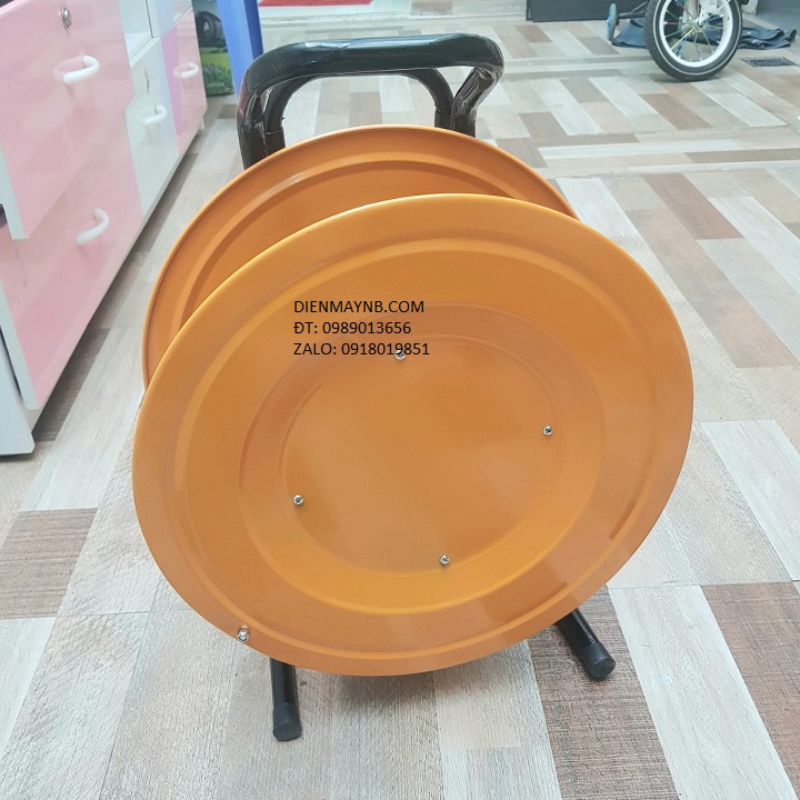 Rulo cuốn dây điện 100m không có ổ cắm, dụng cụ cuốn nhả dây điện
