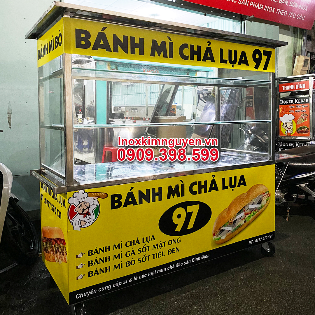 Những mẫu xe bánh mì đẹp 2019 xe bán bánh mì 1987_XDALU229