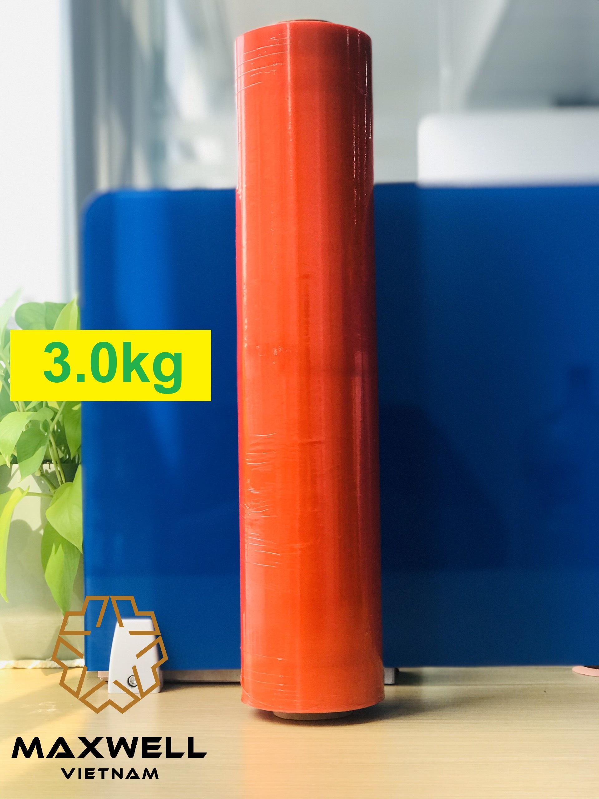 Màng pe đỏ quấn hàng 3kg
