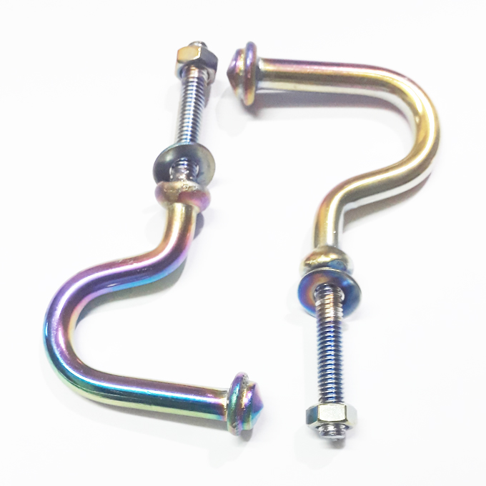 Móc Treo Dấu hỏi Loại Dày Xi Titan 7 Màu (Giá cho 2 chiếc) Dành Cho Treo Đồ Xe Máy Chất Chơi