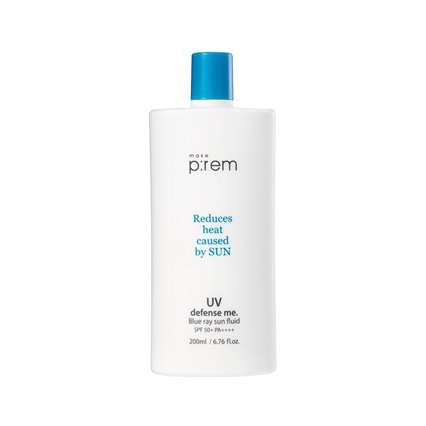 Kem chống nắng vật lý UV defense me. Blue Ray Sun Fluid SPF 50+ PA++++