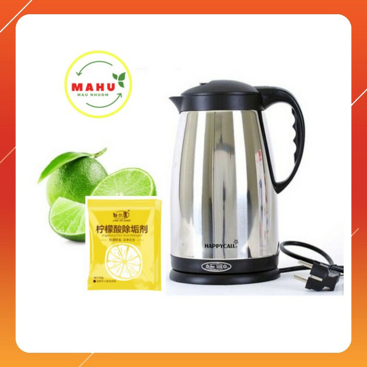 10 gói bột chanh tẩy sạch cặn siêu xoong như mới
