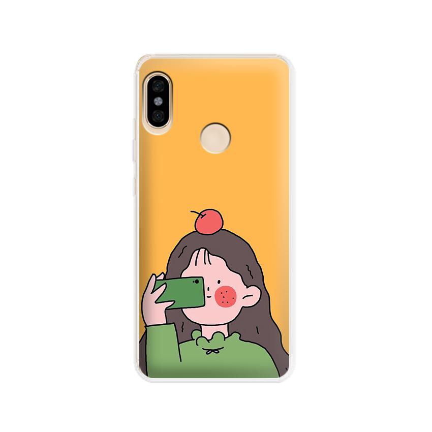 [HCM]Ốp lưng điện thoại Xiaomi Redmi Note 5/note 5 pro in chibi cartoon - 01124 7899 GIRL01 - Silicone Dẻo