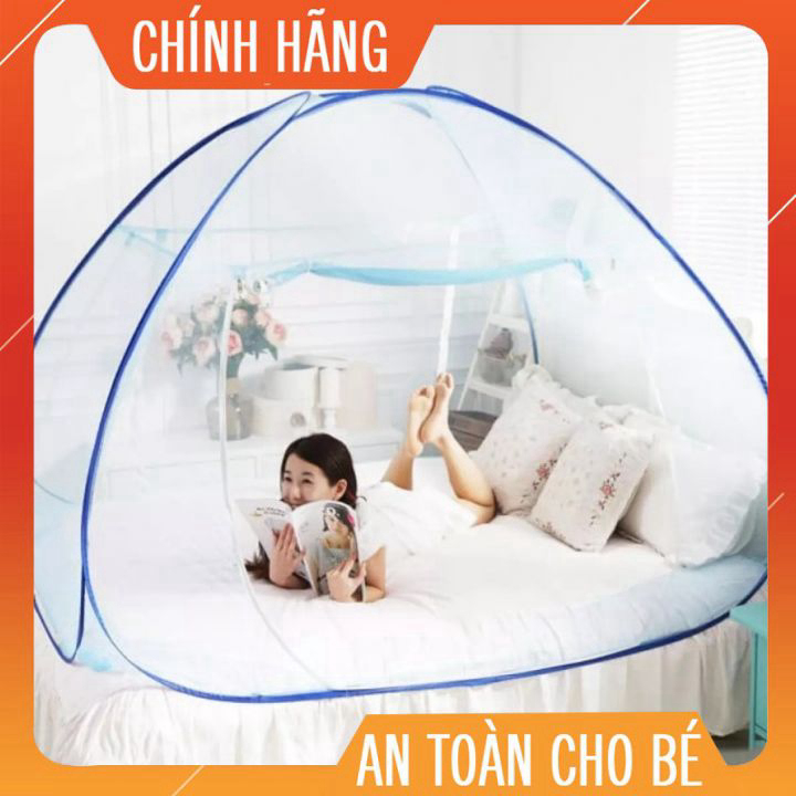 Mùng chụp tự bung 1m8x2m - màn chụp tiện lợi thiết kế tự bung không đáy