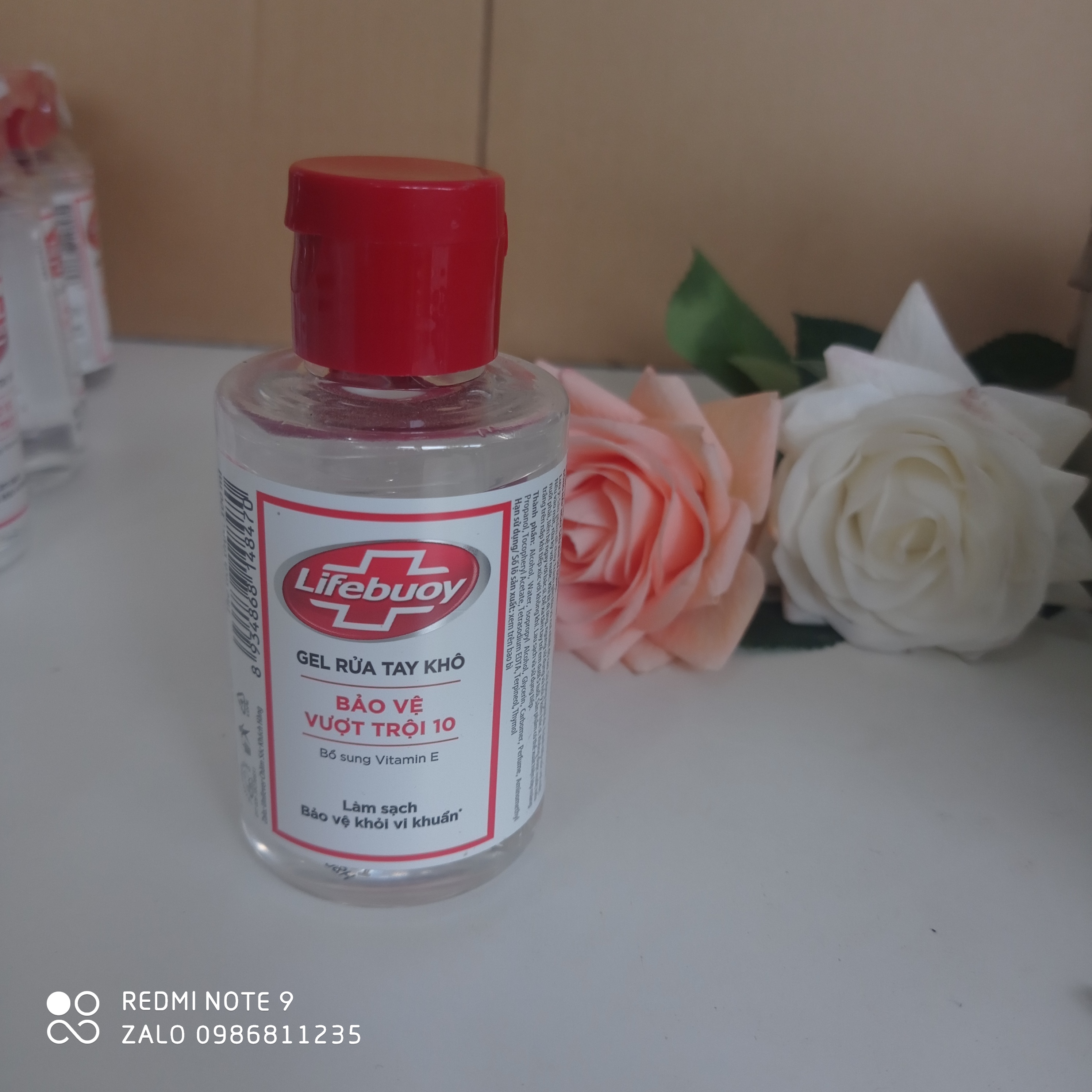 HSD 4/2022 Gel rửa tay khô Lifebouy 100ml bảo vệ vượt trội 10- Chính hãng (1 CHAI)
