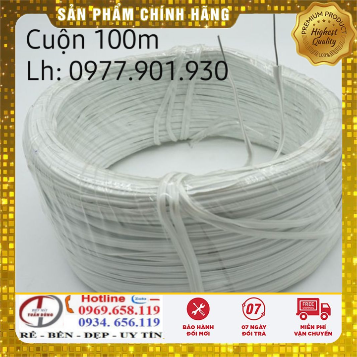 Dây kẽm bọc nhựa, dây buộc cuộn 100m
