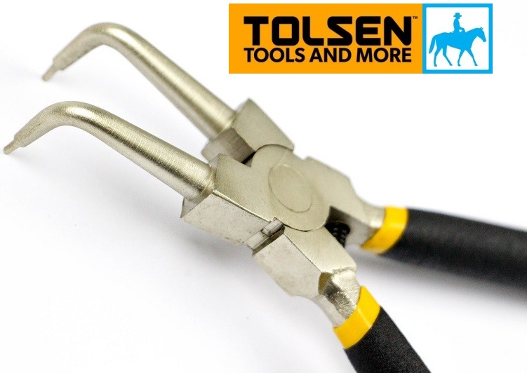 Kềm mở phe vòng trong mũi cong 180mm 7inch tolsen 10082
