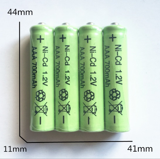 Vỉ 4 viên pin sạc AAA 600 mAh, pin đũa sạc dùng cho điều khiển TV, điều hòa, đồng hồ báo thức,đồ chơi, chuột máy tính...