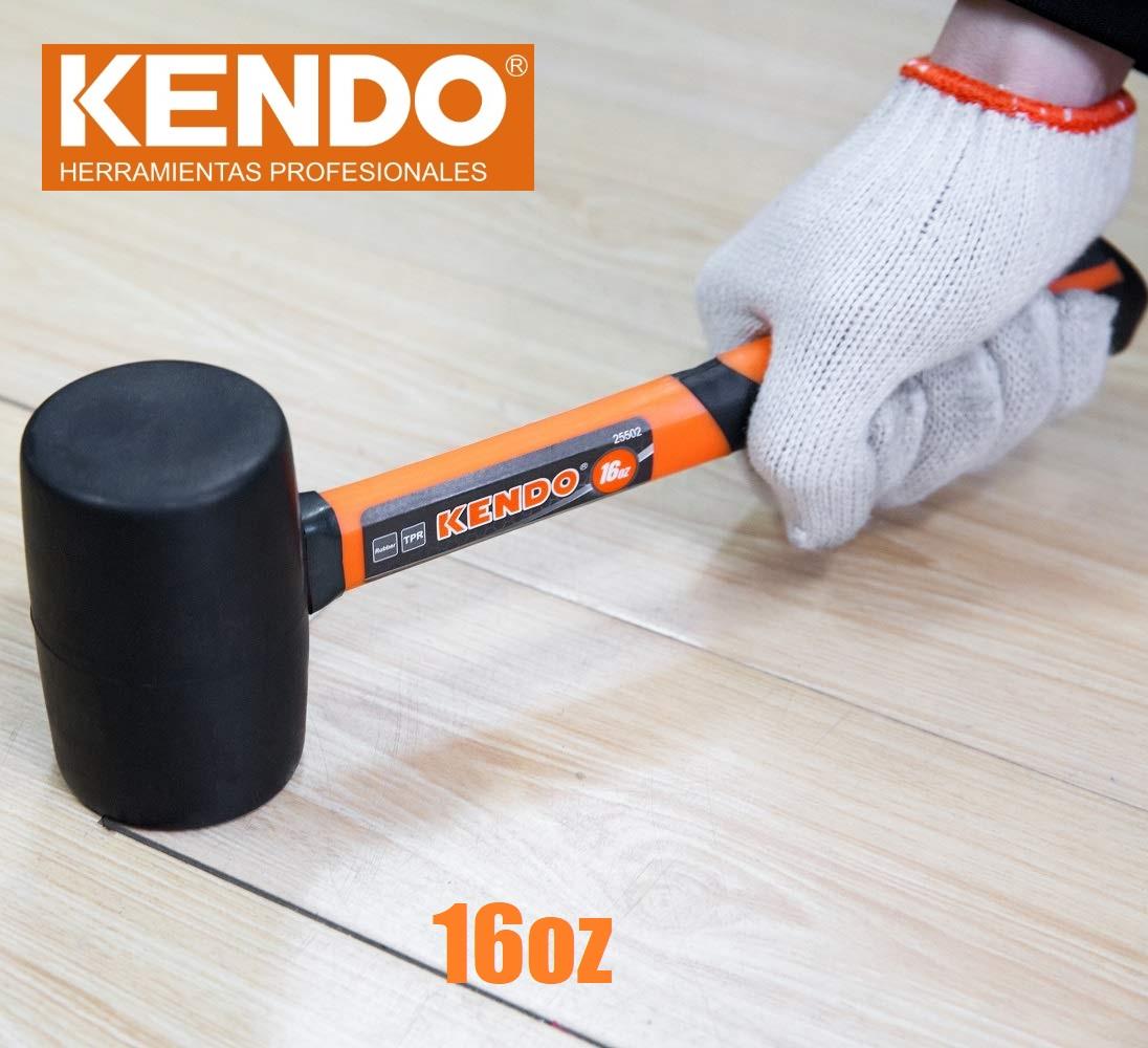 Búa cao su 16oz 450g dài 33mm tpr rubber kendo 25502