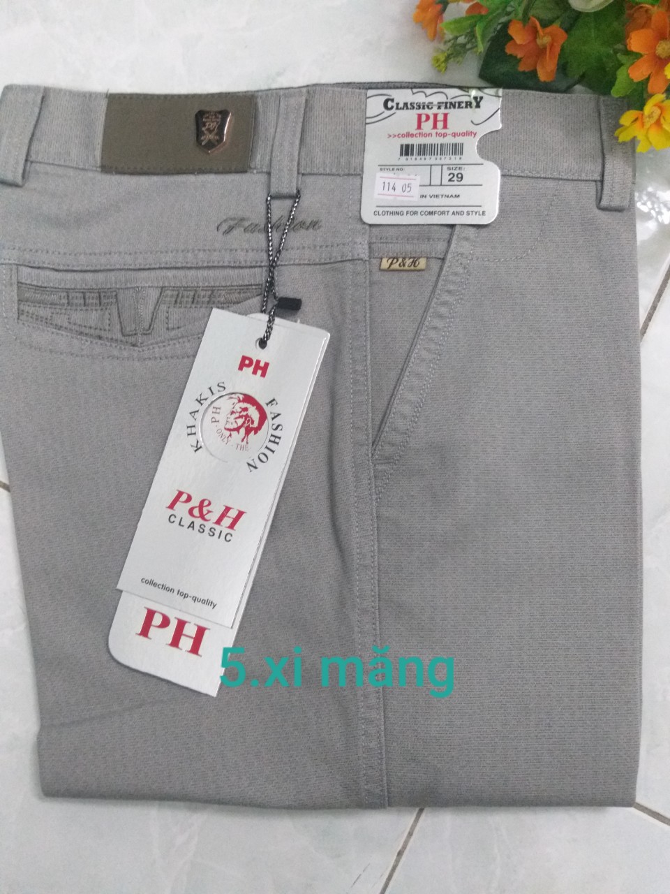 Quần kaki trung niên cao cấp kk114