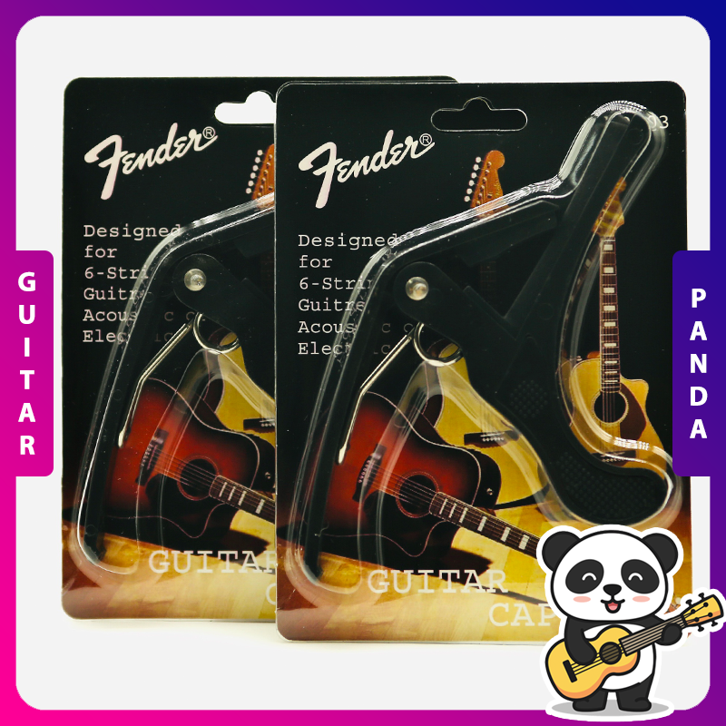 [HCM]Capo Guitar Acoustic Fender  Capo Guitar Classic Fender  Capo Ukulele Fender