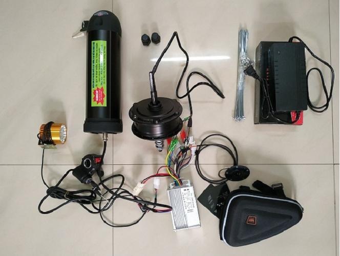 Bộ thiết bị chuyển xe thể thao thành xe điện sử dụng pin vip 36v 15ah