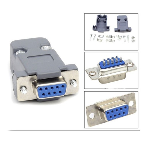 [HCM][Combo 5 sản phẩm] Đầu nối DB9 cái có bao gồm đầu hàn DB9 - Đầu nối DB9 - female - DB9-F
