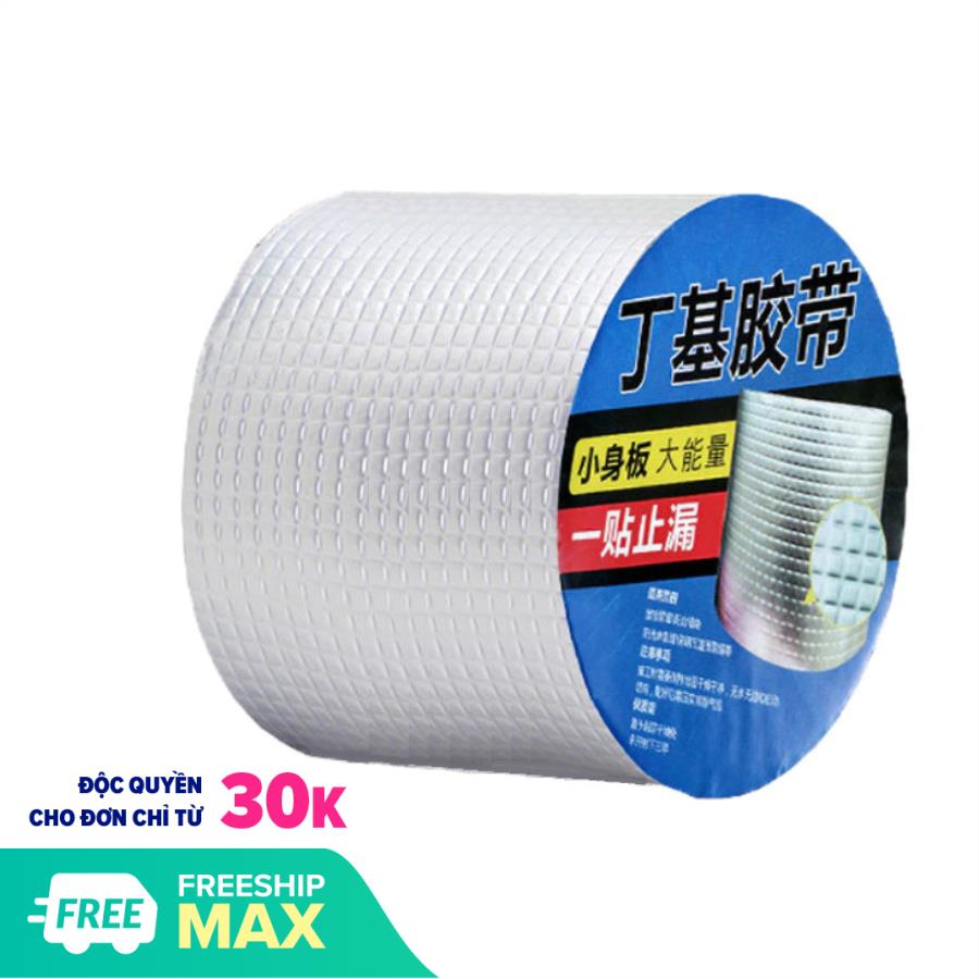 Băng keo siêu dính siêu chống thấm 10cmx5m-Băng Keo Chuyên Dụng Chống Thấm Băng Keo Siêu Dính Đa Năng, keo vá tường, siêu dính, chất lượng