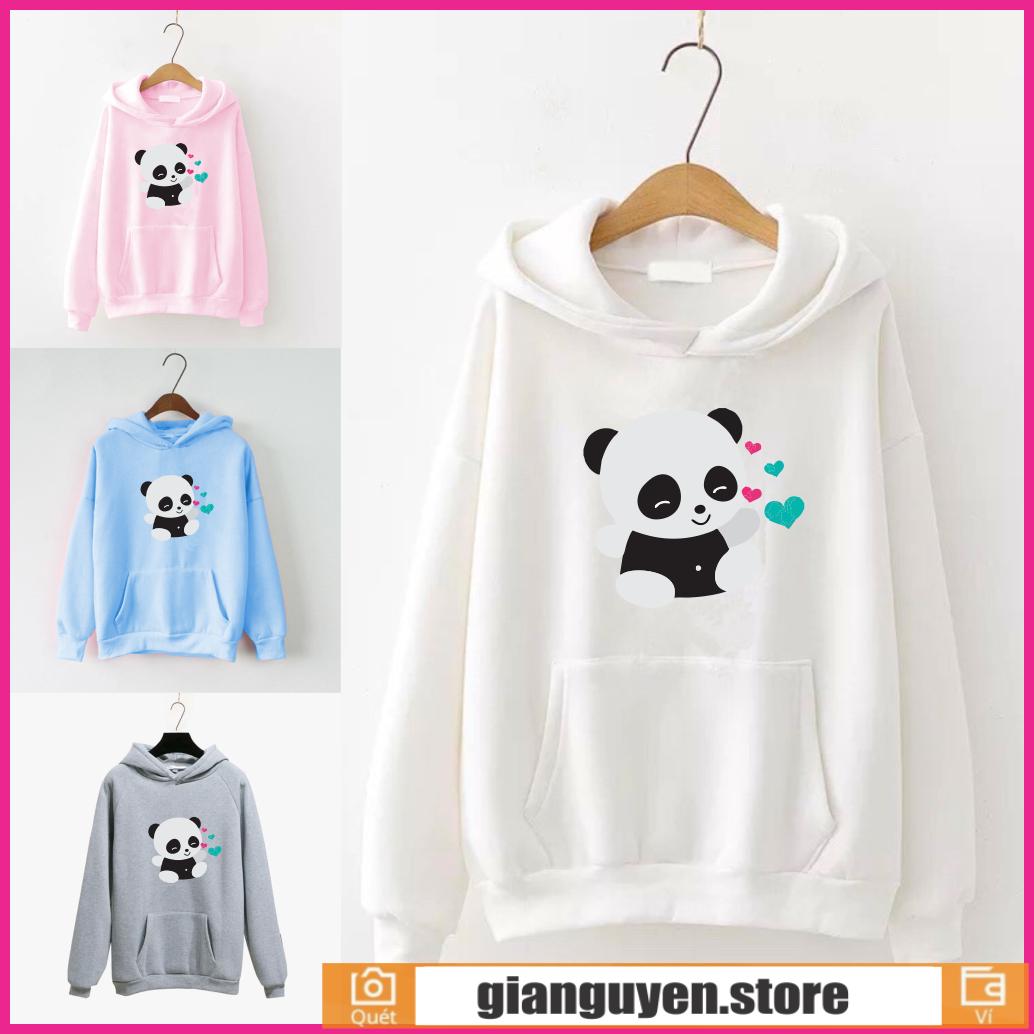 Áo Khoác Nữ Chất Nỉ Dạng Áo Hoodie Cổ Trồng In Hình Kute Phù Hợp Mặc Nhà Giữ Ấm, Chống Nắng Nam Nữ Đều Mặc Đẹp