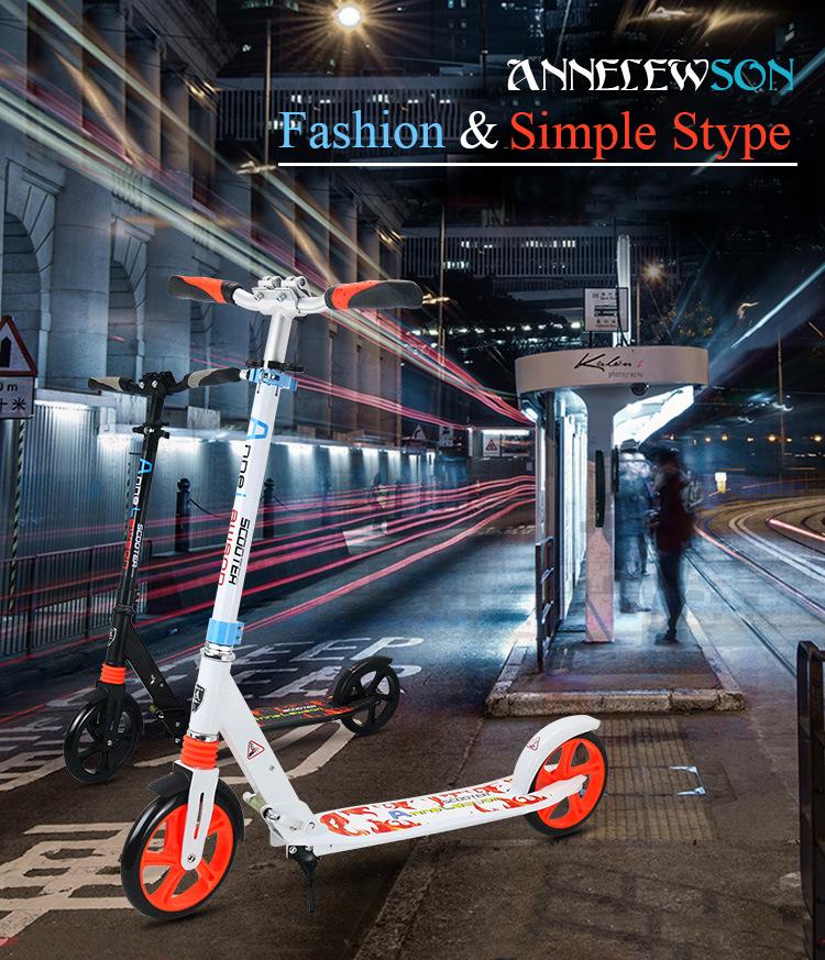 Adult Kick Scooter Y5 Foldable 2 big 200mm Wheel