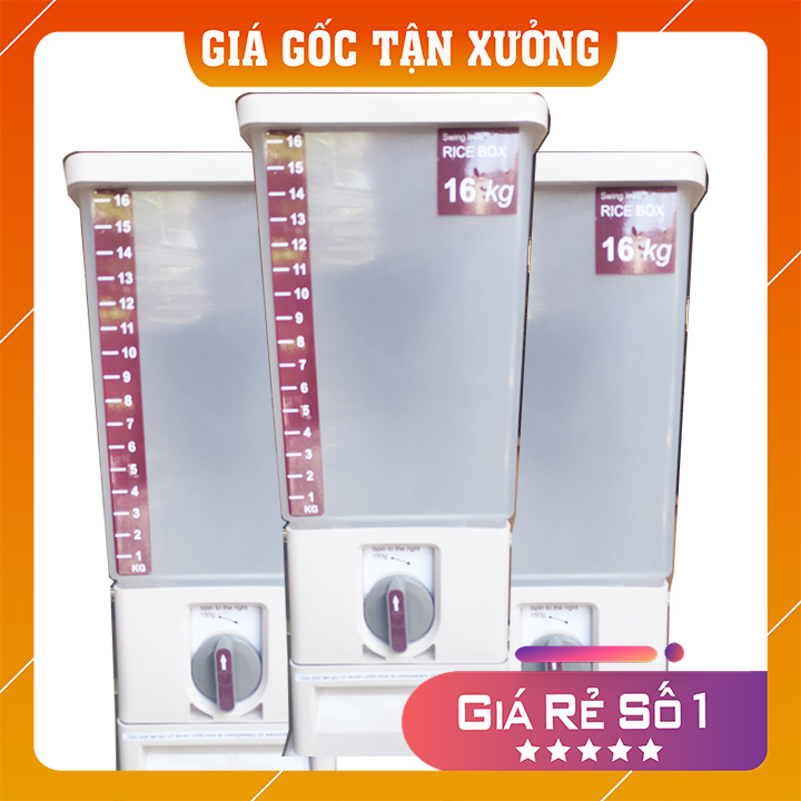 Thùng đựng gạo thông minh 16kg Tashuan TS-3626A với hộp gạo 16kg đủ dùng cho gia đình 7 người chất liệu nhựa an toàn gọn gàng thiết kế đẹp Rice Box 16kg tủ gạo thông minh Việt Nam - Nhà Của Bạn