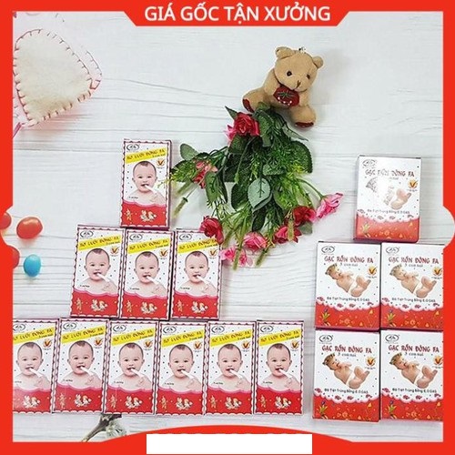 Combo 10 hộp rơ lưỡi và 5 hộp băng rốn bé