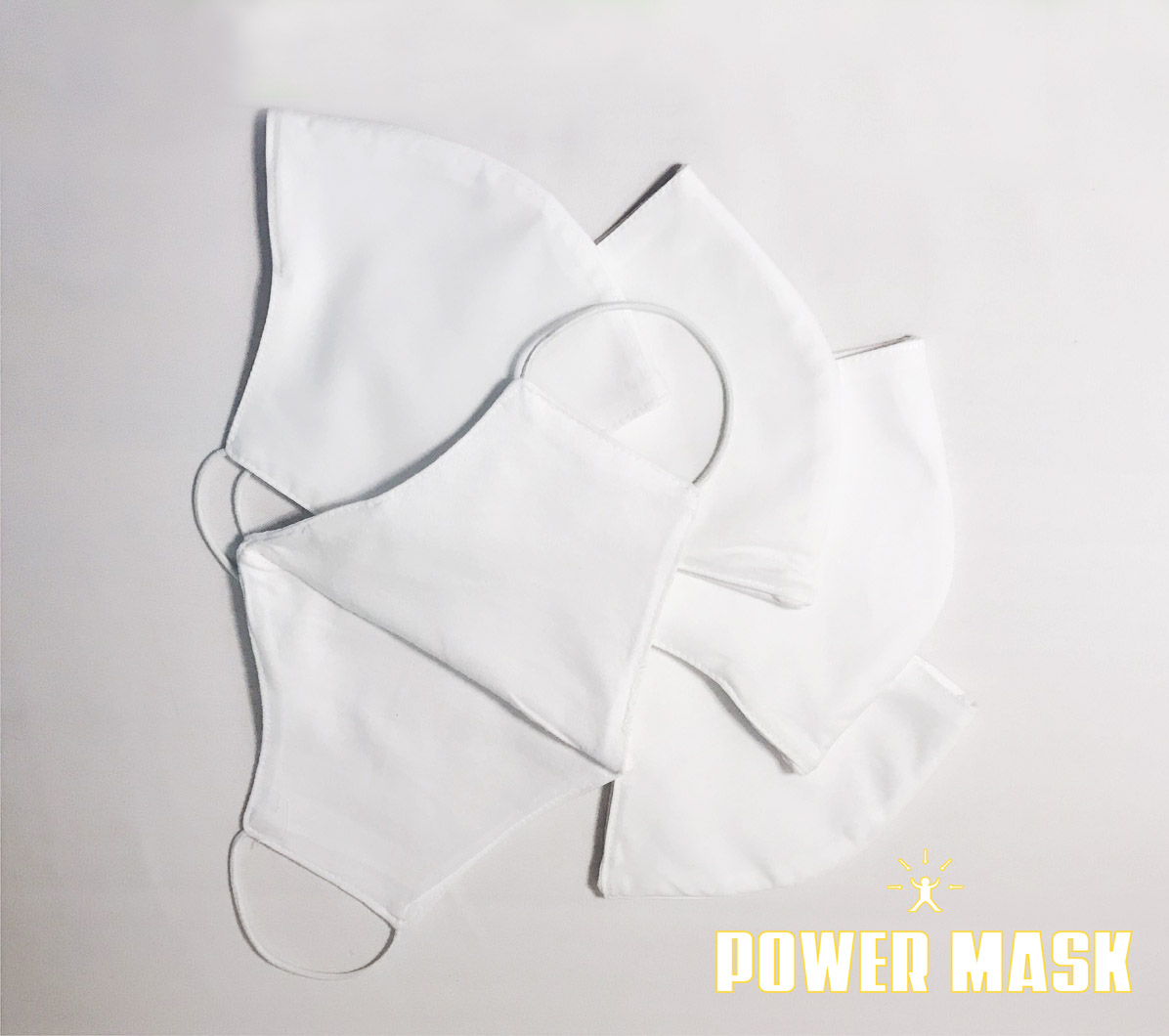 BỘ 5 KHẨU TRANG VẢI 3D KHÁNG KHUẨN - POWER MASK