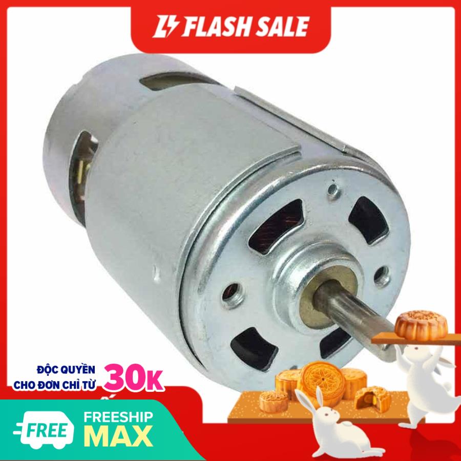 Motor 775 12v tốc độ 16000 vòng - Motor siêu bền cho dân DIY chuyên nghiệp động cơ 775 trục tròn đường kính 5mm