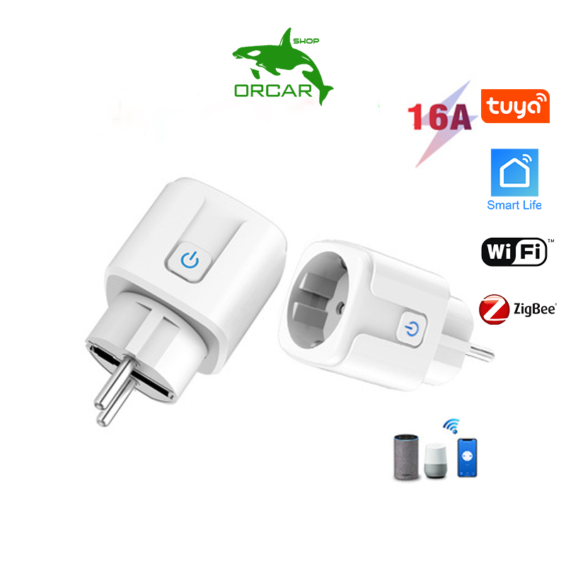 Ổ cắm thông minh hẹn giờ, bật tắt qua wifi (Tuya Smart)