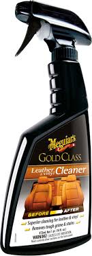 Meguiar's Sản phẩm làm sạch da và vinyl dòng Gold Class - Leather & Vinyl Cleaner - G18516, 473ml