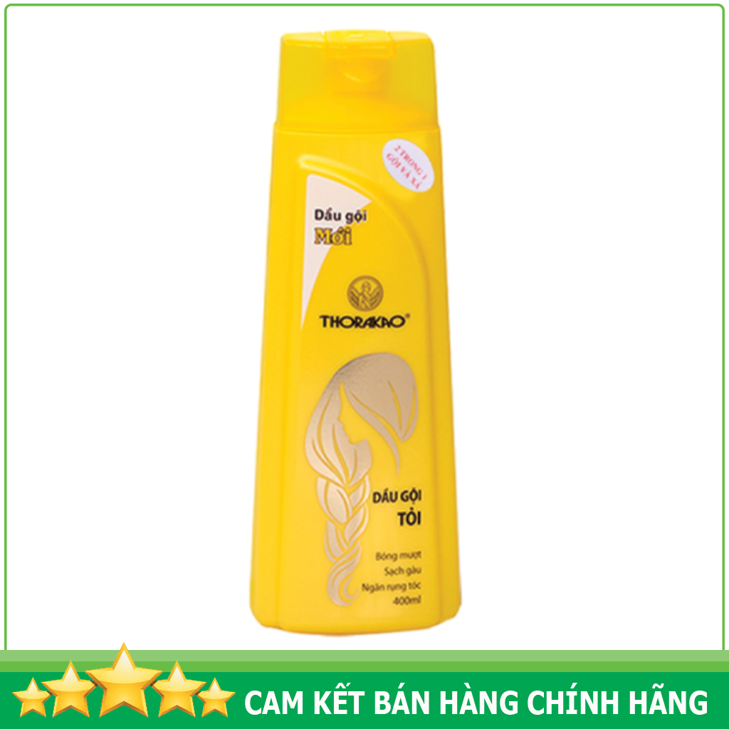 Dậu gội TỎI giúp bóng mượt, sạch gàu, ngăn rụng tóc 400ml Thorakao
