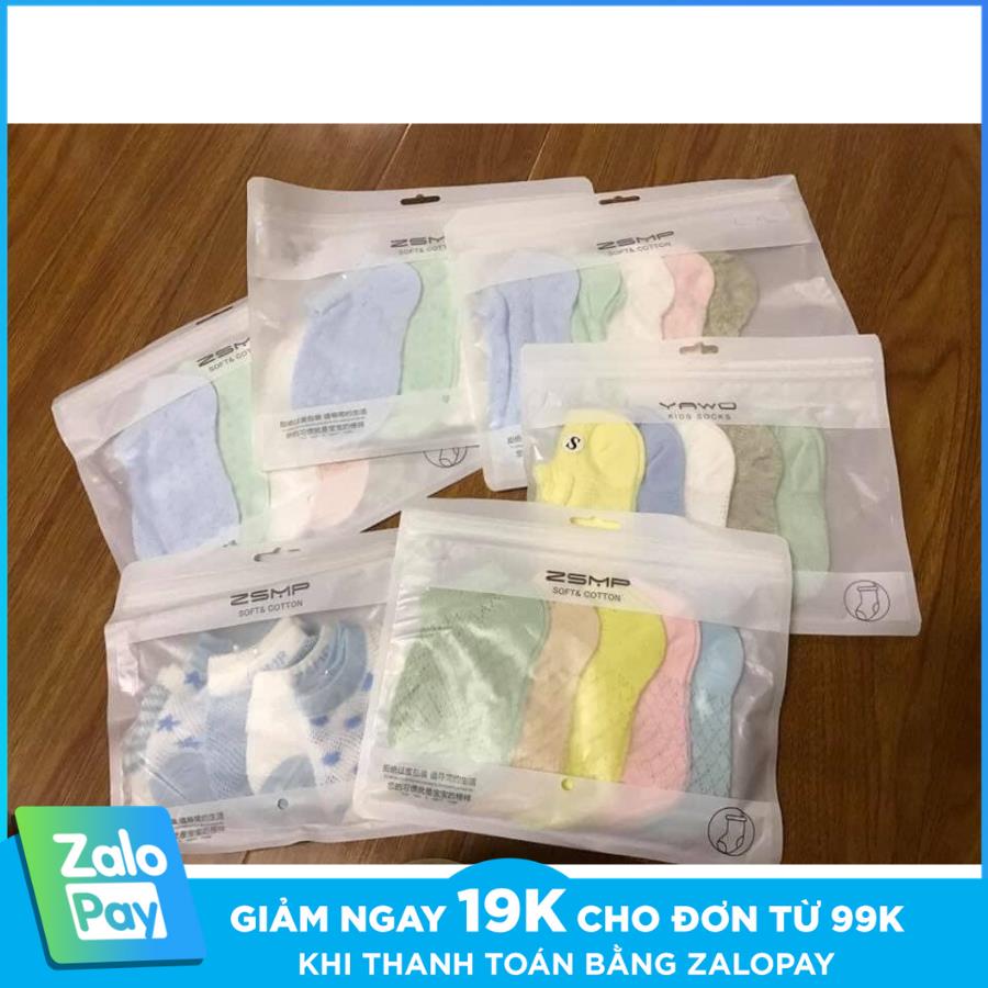 [Giá sĩ sll] Combo 5 Đôi Tất Lưới Cho Bé Sơ Sinh Mùa Hè Thoáng Mát 100% Cotton, Mềm Mại - Vớ Cho Trẻ Sơ Sinh - Tất Lưới Cổ Ngắn Trẻ Em, Bé Trai, Bé Gái - Bao Tay, Bao Chân, Găng Tay Cho Bé, Tất Gấu, Tất Trơn, Tất Lưới Cho Bé